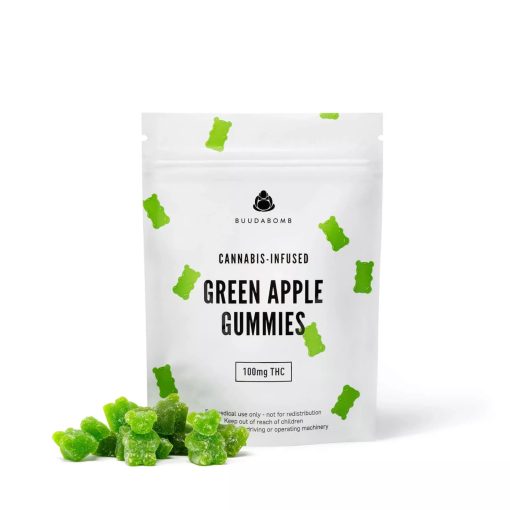 Buddha Bomb Green Apple Gummies