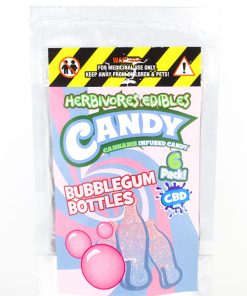 Herbivores Edibles – Bubblegum Bottles 150mg CBD