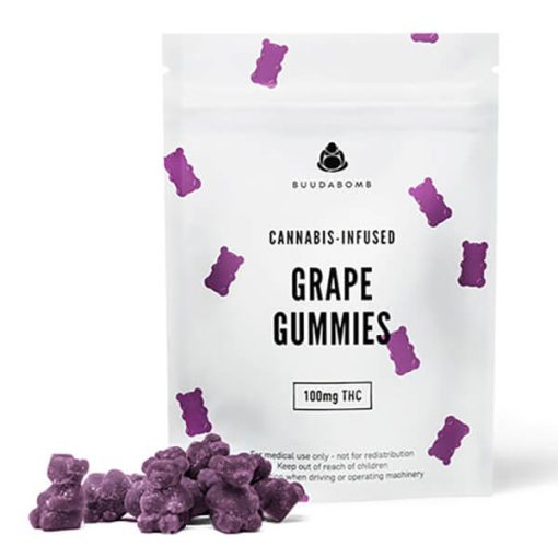 Buuda_Bomb 100Mg_Gummies Grape