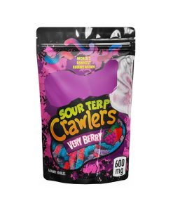 Sour Terp Crawlers Very Berry Gummies 600mg THC