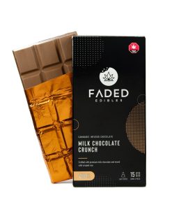 Milk Chocolate Crunch Bar | 450MG THC | Faded Cannabis