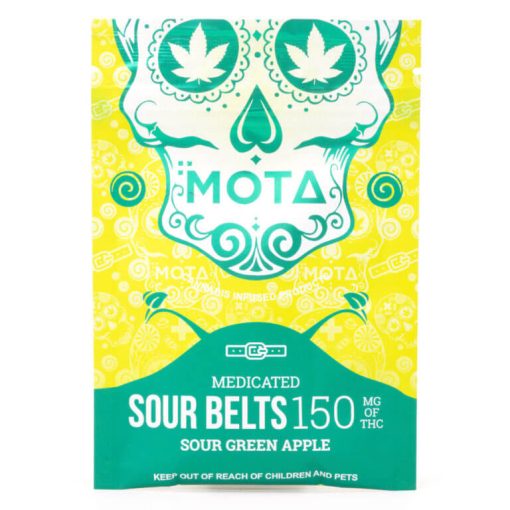 MOTA Sour Green Apple Belts 150MG THC
