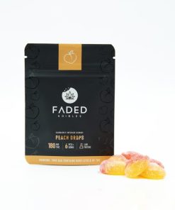 Faded Cannabis Co. Peach Drops 180mg THC