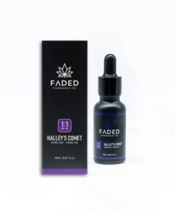 Faded Cannabis Co 1:1 CBD – THC Tincture Halley’s Comet