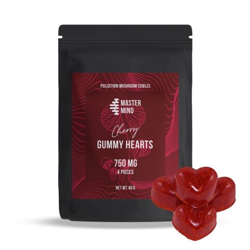 Mastermind Gummy Hearts Cherry 4X3000Mg 1