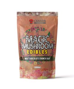 Magic Mushrooms Milk Chocolate Crunch Bar 5000mg
