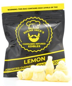 Sugarjacks Assorted Thc Gummies Lemon 200Mg 2