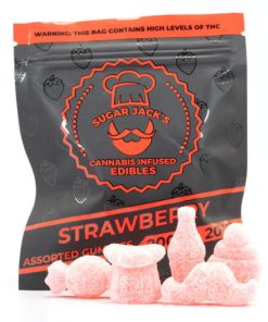 Sugarjacks Assorted Thc Gummies Strawberry 200Mg 2