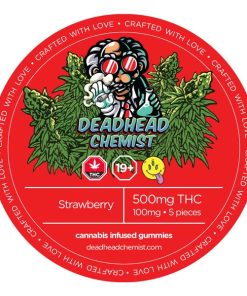 Deadhead Chemist 500MG THC strawberry Grape Gummy