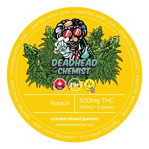 Deadhead Chemist 500MG THC Grape Gummy