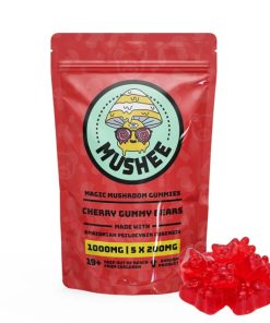 Magic Mushroom Gummy Bears - Cherry- 1000MG - Mushee