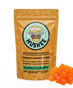 Magic Mushroom Gummy Bears - Orange- 1000MG - Mushee
