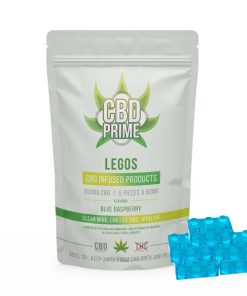CBD Prime Lego Gummies - Blue Raspberry - 300mg CBD