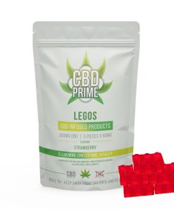 CBD Prime Lego Gummies - Strawberry - 300mg CBD