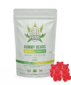 CBD Prime Gummy Bears - Cherry - 300mg CBD