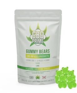 CBD Prime Gummy Bears - Lime - 300mg CBD