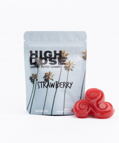 High Dose - Strawberry THC Gummies - 1000mg