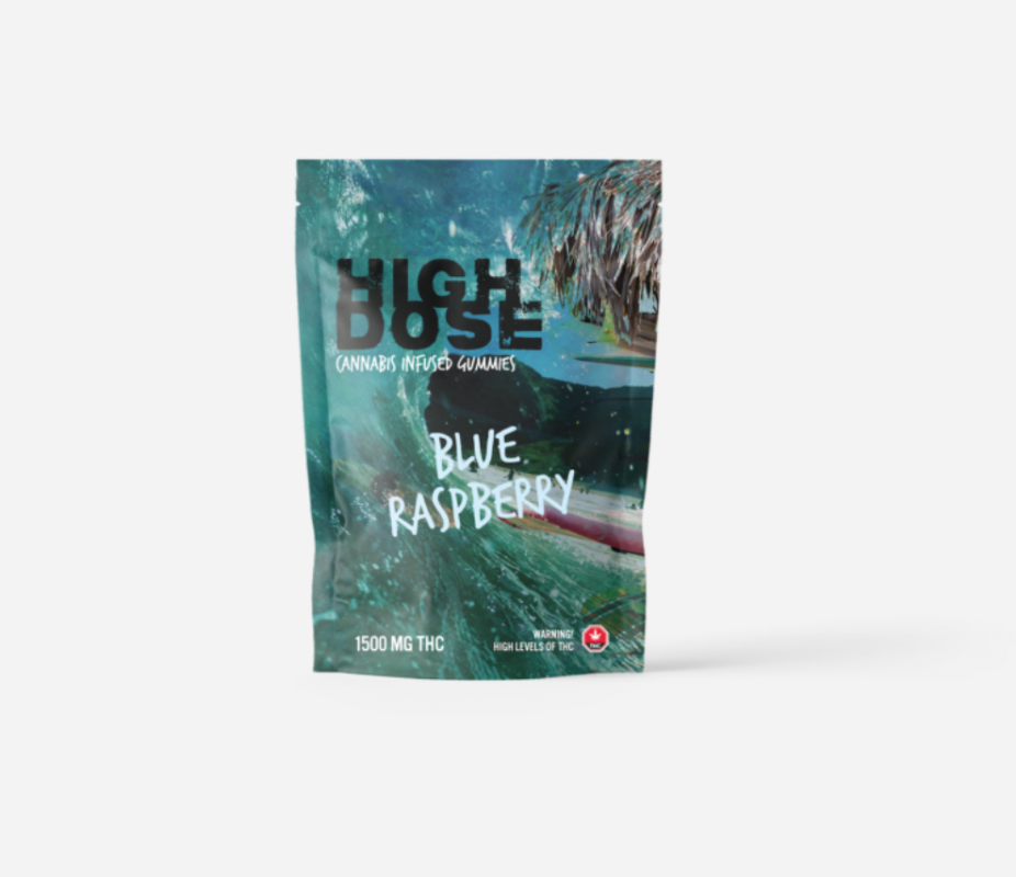 Buy High Dose Blue Raspberry Thc Gummies 1500mg Online Canada Mushrooms