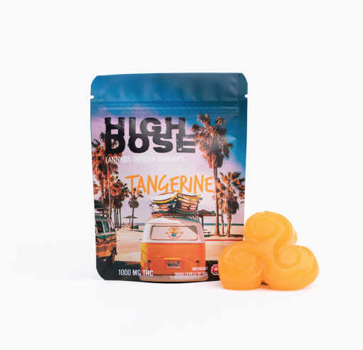 High Dose – Tangerine THC Gummies 1500mg