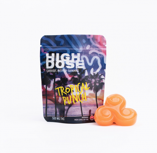 High Dose – Tropical Punch THC Gummies 1000mg