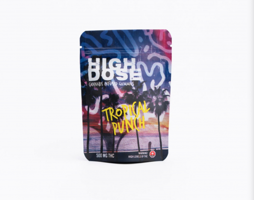 High Dose – Tropical Punch THC Gummies 500mg