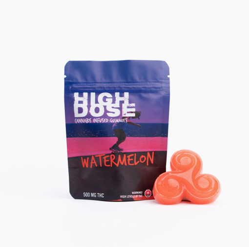High Dose - Watermelon THC Gummies - 500mg