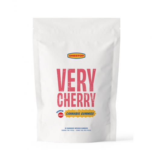 OneStop – Sour Very Cherry THC Gummies 500mg